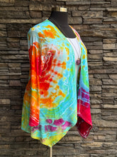 Load image into Gallery viewer, Women’s Large Geode Open Front Cardigan with Pockets in ‘Electric Rainbow’
