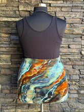Load image into Gallery viewer, Women’s XL Geode Mini Skirt in ‘Boulder Turquoise’
