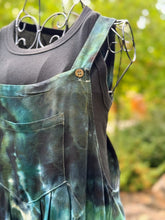 Load image into Gallery viewer, Custom Geode Wide Leg Overalls in ‘Moss Agate’ for Robyne
