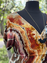 Load image into Gallery viewer, Custom Reverse Geode Surplice Maxi Dress for Lisa
