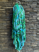 Load image into Gallery viewer, Geode Bail Seamless Rayon Jersey XL Infinity Scarf in ‘Emerald Waters of Lake Tahoe’
