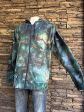 Load image into Gallery viewer, Custom Geode Zip Up Hoodie in ‘Moss Agate’ for Ashley
