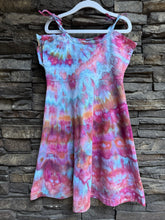 Load image into Gallery viewer, Youth Size 6 Tie Shoulder Split Sleeves Dress in ‘Bird Song’
