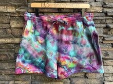 Load image into Gallery viewer, Women’s Medium (fit like a large) Geode Mid-Rise Pull-On Shorts with Pockets in ‘Cosmic Eyes’
