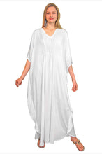 Load image into Gallery viewer, Women’s One Size 100% Rayon Caftan in ‘Northern Lights’
