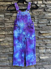 Load image into Gallery viewer, Youth XS (4/5) Denim Overalls in ‘Cosmic’

