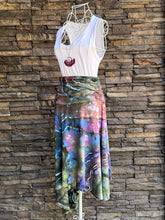 Load image into Gallery viewer, Women’s Large Geode Asymmetrical Draped Midi Skirt in ‘Abalone’
