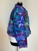 Load image into Gallery viewer, Women’s 3X Ice Dyed Denim Jacket in ‘Northern Lights’
