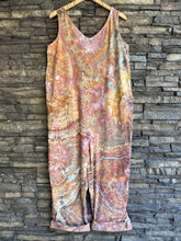 Load image into Gallery viewer, Women’s Large Pact Organic Cotton Geode Jumpsuit in ‘Blush Oasis’
