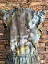 Load image into Gallery viewer, Women’s Small Geode Flutter Sleeve Jumpsuit with Pockets In ‘Moss Agate’
