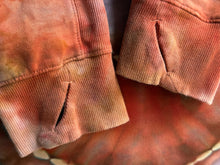 Load image into Gallery viewer, Women’s XL Heart Pullover Sweatshirt with Pockets &amp; Thumbholes in ‘Rustic Rainbow’
