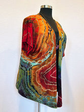 Load image into Gallery viewer, Women’s Large Reverse Geode Kimono in ‘Bold as Love’
