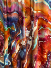Load image into Gallery viewer, Women’s Small Geode Midi Skirt with Pockets ‘Carnelian Sunset’
