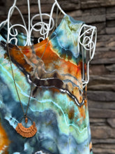 Load image into Gallery viewer, Custom Women’s Small Geode Luxe Tank Top in ‘Boulder Turquoise’ for Kathy
