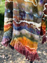 Load image into Gallery viewer, Women’s Free People One Size (Fits M-2X best) Geode Fringe Bohemian Kimono in ‘Rustic Rainbow’
