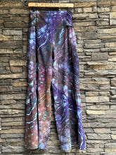 Load image into Gallery viewer, Women’s Medium Geode Tiered Flared Leg Palazzo Pants with Tie in ‘Galaxy Drift’
