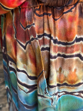Load image into Gallery viewer, Women’s Large Reverse Geode Shorts Romper in ‘Petrified Wood’

