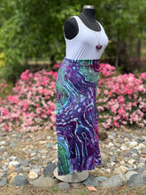 Load image into Gallery viewer, Women’s XXL Geode Maxi Skirt in ‘Mermaid Tail’
