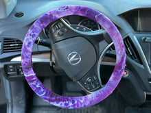 Load image into Gallery viewer, Custom Geode 2 Piece Cropped Set and 4 Geode Steering Wheel Covers for Mary
