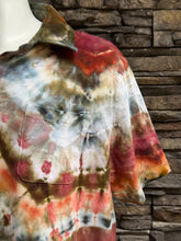 Load image into Gallery viewer, Men’s XXL (fits like an XL) Geode 100% Cotton Polo Shirt in ‘Rustic Rainbow’
