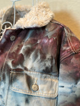 Load image into Gallery viewer, Women’s Medium Tall Sherpa Lined Denim Jacket in ‘Brushed Steel’
