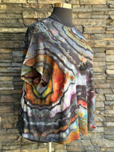 Load image into Gallery viewer, Women’s 3X Reverse Geode T-Shirt in ‘Midnight Jasper’
