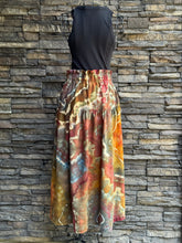 Load image into Gallery viewer, Women’s XS Geode Tie-Waist Midi Skirt in ‘Rustic Rainbow’
