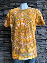 Load image into Gallery viewer, Men’s Large Spiral T-Shirt in ‘Golden Sunshine’
