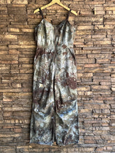 Load image into Gallery viewer, Women’s Medium Reverse Dyed Cargo Jumpsuit in ‘Raven’
