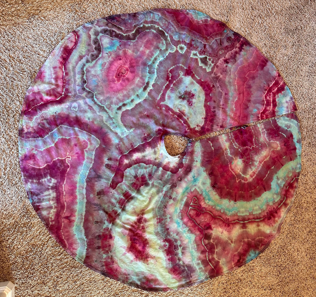 Custom Geode Tree Skirt for Ashley