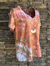Load image into Gallery viewer, Women’s Medium V-Neck T-Shirt in ‘Shiitake Mushroom’ Twist
