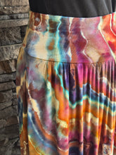 Load image into Gallery viewer, Women’s Small Geode Midi Skirt with Pockets ‘Carnelian Sunset’
