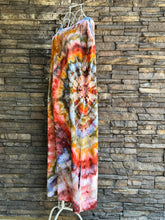 Load image into Gallery viewer, Women’s Medium Caftan-Style ‘Easy Breezy’ 100% Rayon Dress in ‘Rustic Rainbow’
