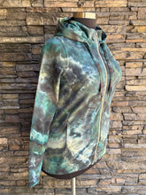 Load image into Gallery viewer, Custom Pact Zip Up Geode Hoodie in ‘Moss Agate’ for Chris
