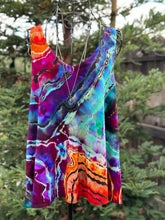 Load image into Gallery viewer, Custom Overall Shorts and Reverse Geode Tank Top for Alyssa
