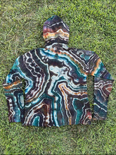 Load image into Gallery viewer, Men’s Medium Reverse Geode Hoodie Henley in ‘Starling’
