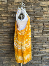 Load image into Gallery viewer, Women’s Medium Harem Shorts Romper with Pockets in ‘Morning Sunshine’
