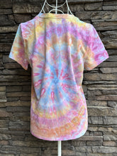 Load image into Gallery viewer, Women’s Large V-Neck Spiral T-Shirt in ‘Bird Song’
