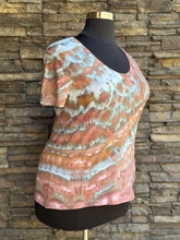 Load image into Gallery viewer, Women’s XXL U-Neck T-Shirt in ‘Brushed Steel’ Twist
