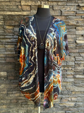 Load image into Gallery viewer, Custom Reverse Geode Kimono in ‘Midnight Jasper’ for Rosie

