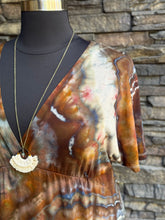 Load image into Gallery viewer, Women’s XL Geode Kimono Style Dress in ‘Turkey Tail Mushroom’
