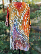 Load image into Gallery viewer, Women’s Large Geode Kimono in ‘Rustic Rainbow’
