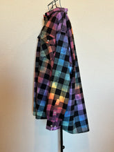 Load image into Gallery viewer, Custom Rainbow Spiral Flannel Shirt for Kori
