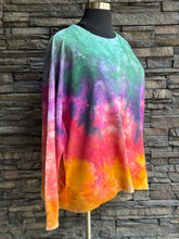 Load image into Gallery viewer, Women’s 4X Ombré Pullover Sweatshirt with Thumbholes &amp; Pockets in ‘Sunset’
