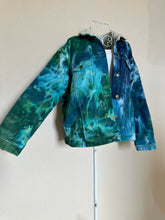 Load image into Gallery viewer, Custom Ice Dyed Sherpa Lined Jacket for Dakota
