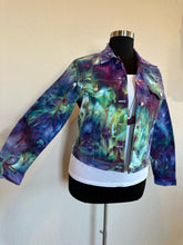 Load image into Gallery viewer, Custom Ice Dyed Denim Jacket in’MindBender B’ for Agni
