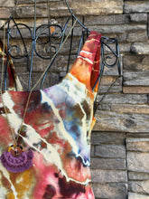 Load image into Gallery viewer, Women’s XS Geode Square-Neck Ballet Dress with Pockets in ‘Rustic Rainbow’
