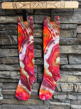 Load image into Gallery viewer, Women’s Sz 5-10 Geode Knee High Socks in ‘Ember Glow’
