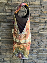 Load image into Gallery viewer, Women’s Medium Geode Cotton Overall Shorts with Drawstring Waist in ‘Rustic Rainbow’
