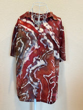 Load image into Gallery viewer, Women’s Medium 100% Viscose Button Up Blouse Top in ‘Pewter Rose’
